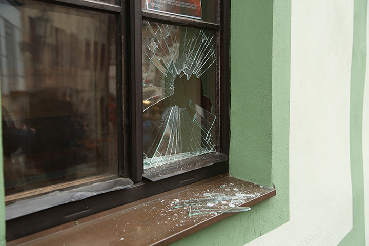 A2B Glass are able to board up broken windows while they are being repaired in Eling.
